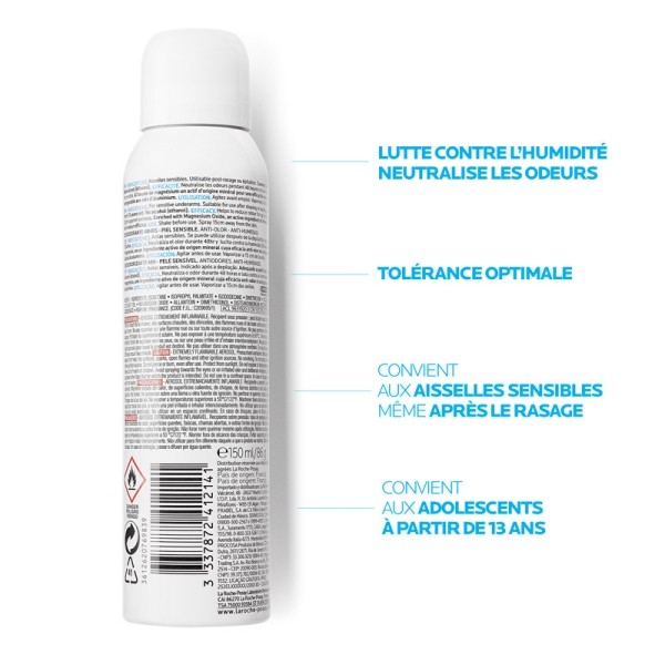 La Roche Posay déodorant physiologique Spray 48h