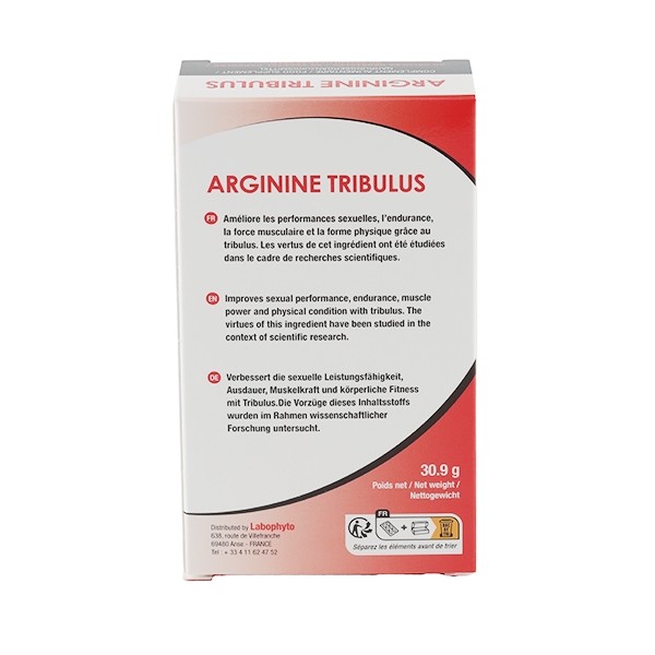 Arginine Tribulus gélules