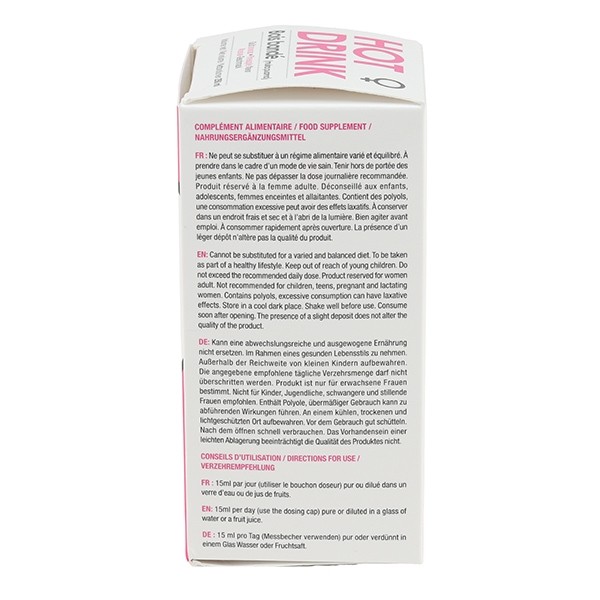 Hot Drink Bois Bandé Femme solution buvable