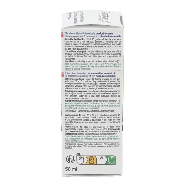 Ladrôme extrait de plante fraîche Bio Achillée millefeuille