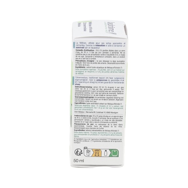 Ladrôme extrait de plante fraîche Bio Mélisse officinale