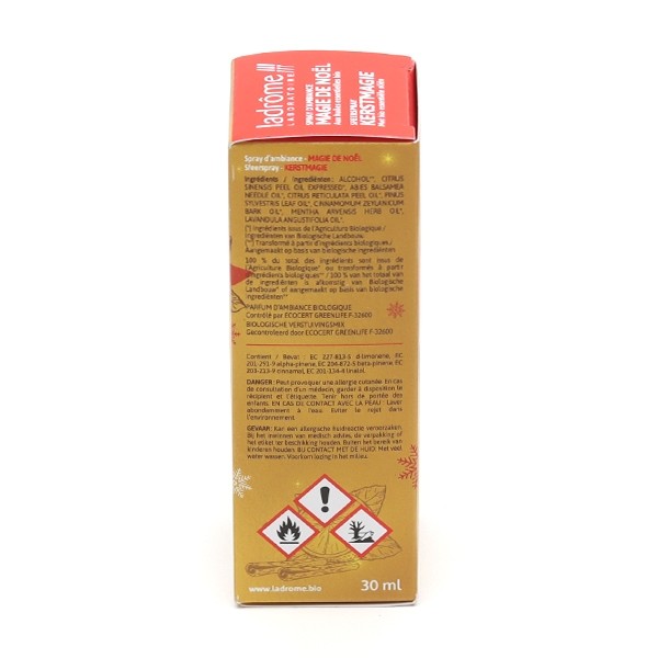 Ladrôme Spray d'Ambiance Magie de Noël bio