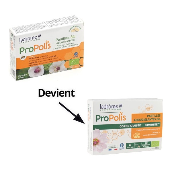 Ladrôme Propolis bio pastilles