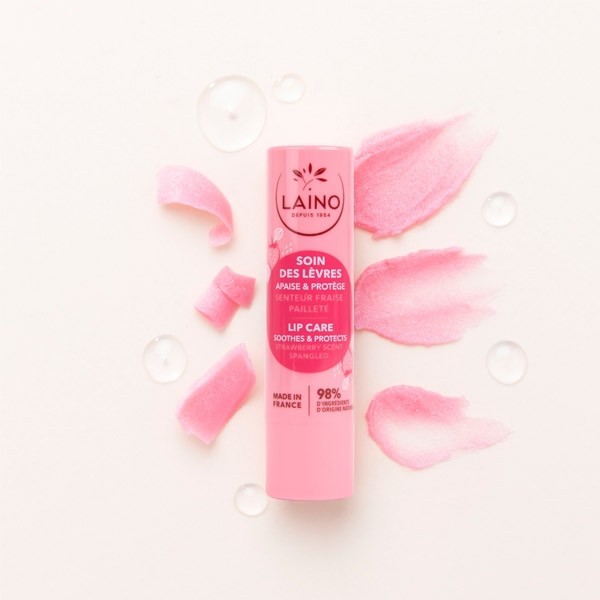 Laino Soin des lèvres stick fraise