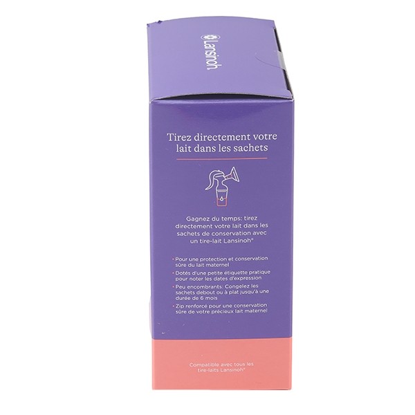 Lansinoh Sachets de conservation de lait maternel