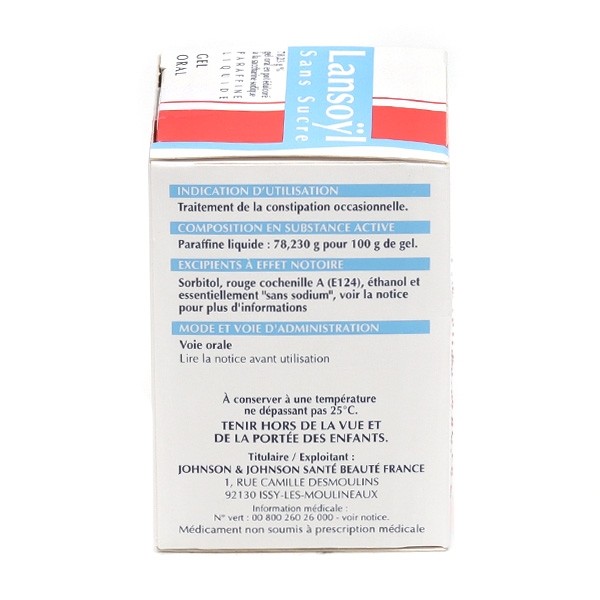 Lansoyl sans sucre gelée Framboise