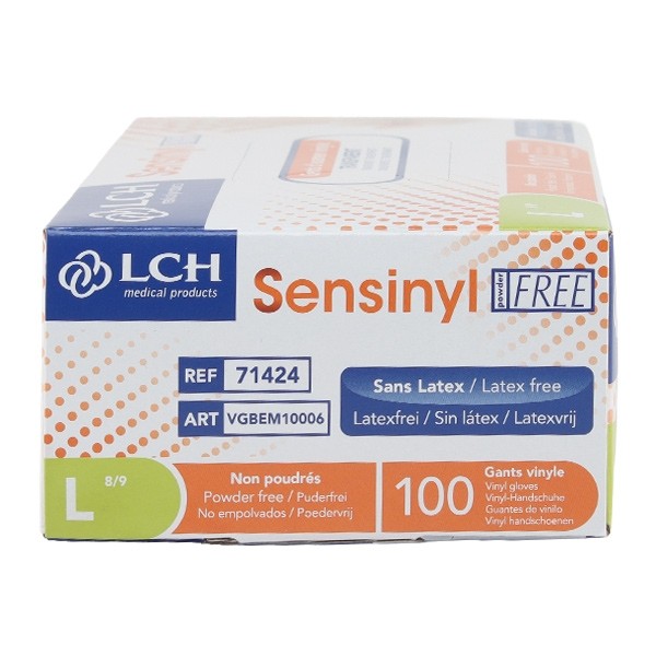 Gants en vinyle non poudrés