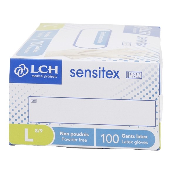 Gant latex  non poudré boite de 100