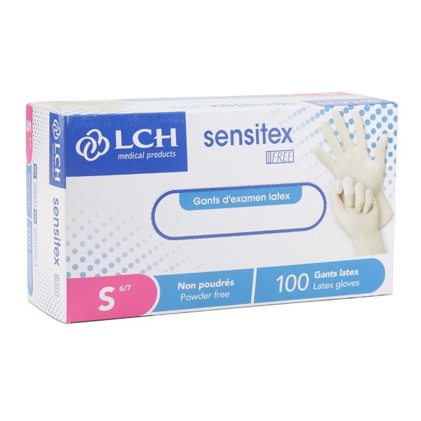 Gant latex  non poudré boite de 100