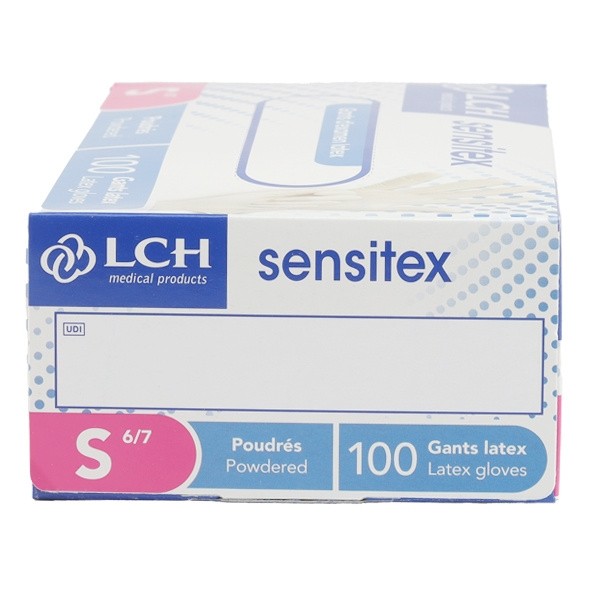 Gants latex poudrés par 100