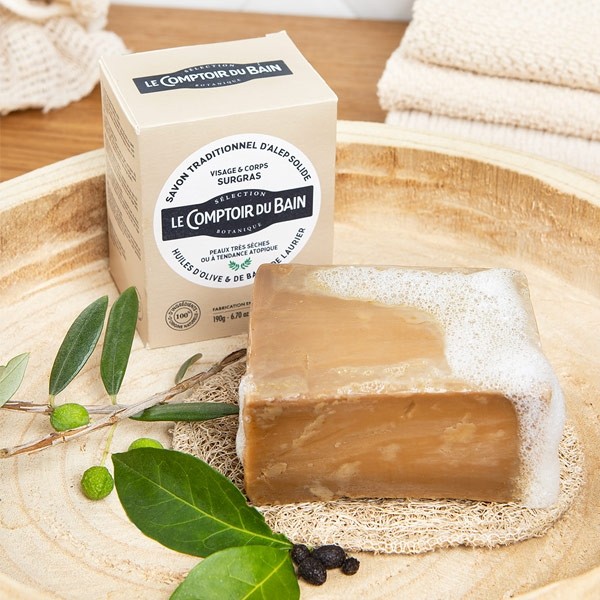 Le Comptoir du Bain Savon d'Alep solide