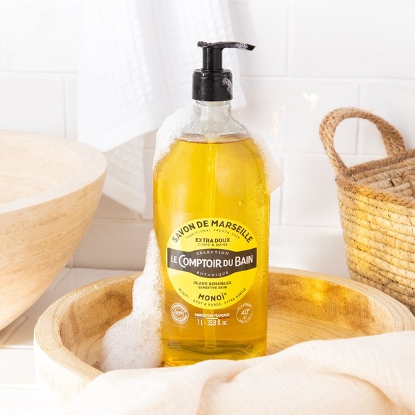 Le Comptoir du Bain Savon de Marseille liquide Monoï