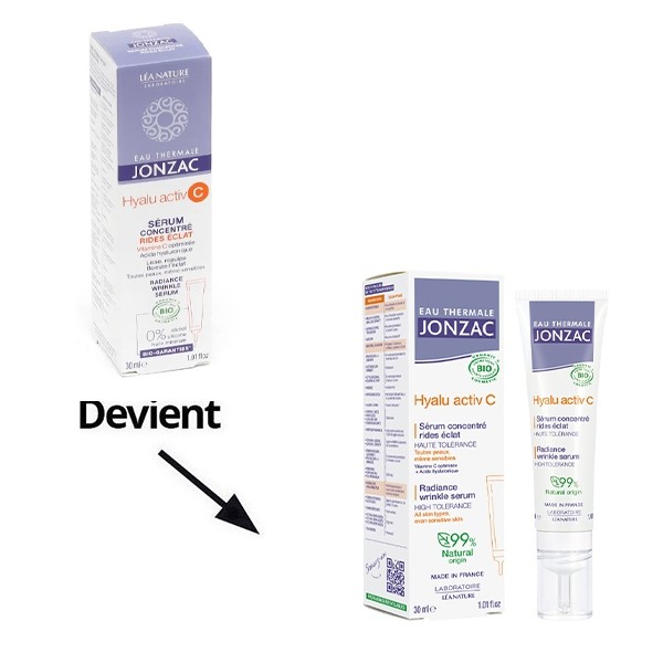 Jonzac Hyalu activ C Sérum concentré Rides Eclat Bio