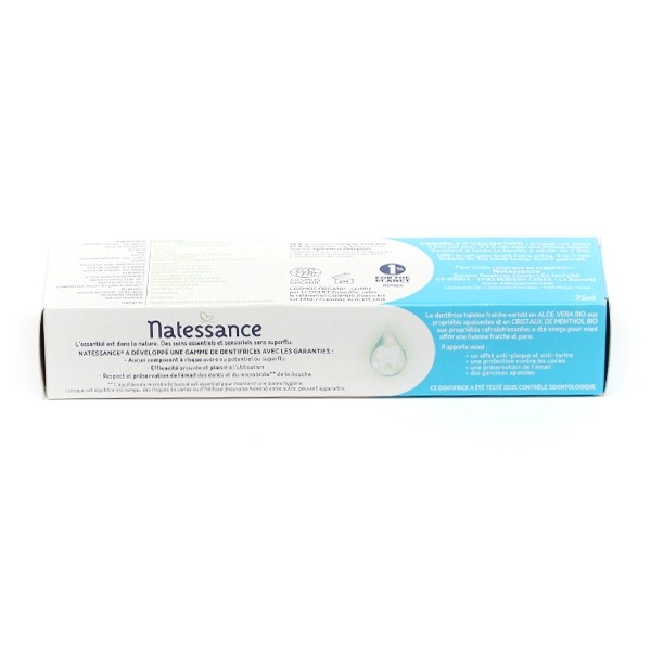 Natessance Dentifrice Haleine fraiche bio