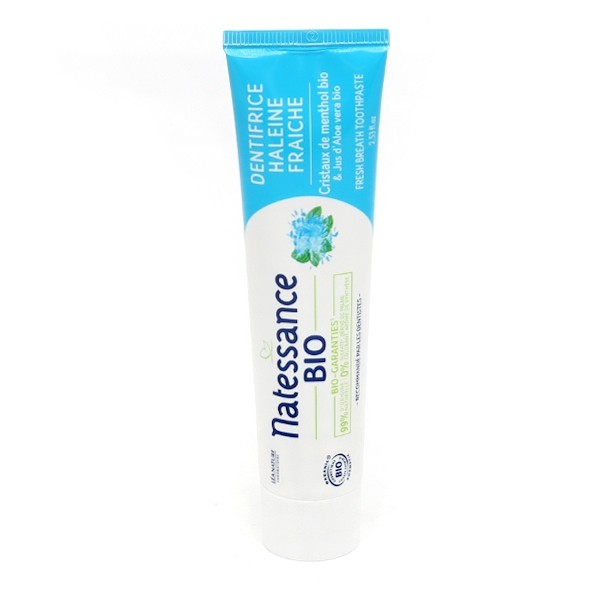 Natessance Dentifrice Haleine fraiche bio