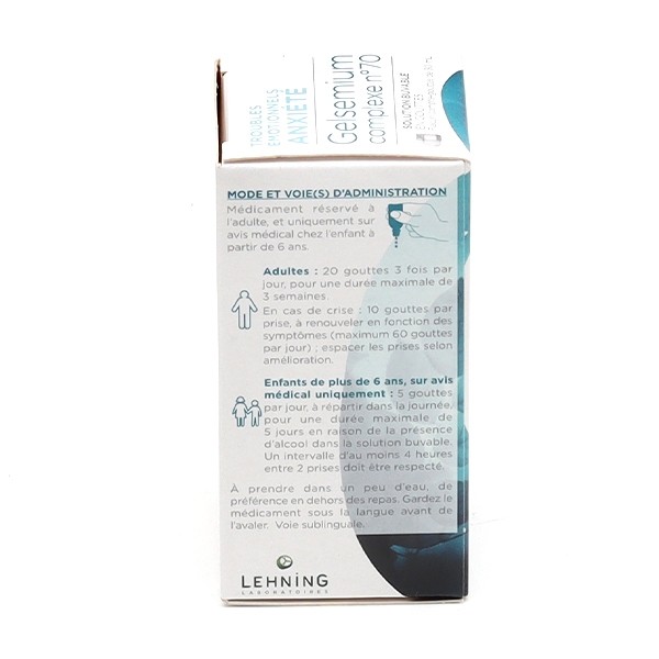 Lehning Gelsemium Complexe n°70 solution buvable