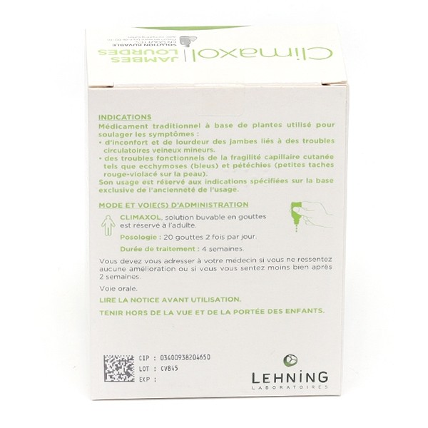 Climaxol gouttes Lehning