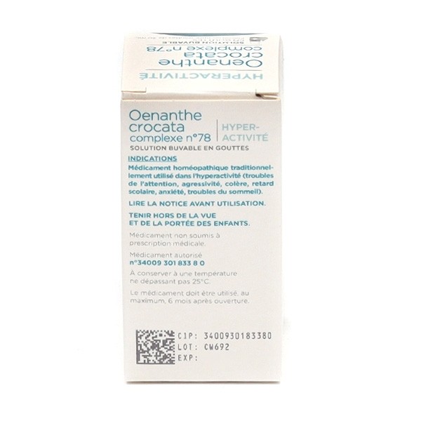 Lehning Oenanthe Crocata Complexe n°78 solution buvable