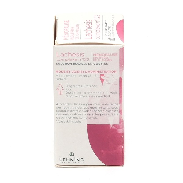 Lehning Lachesis Complexe n°122 gouttes