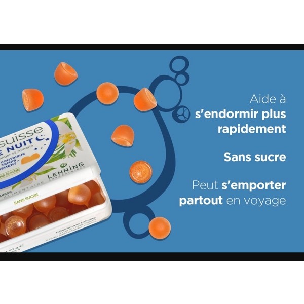 Lehning Pâte Suisse Bonne nuit gommes