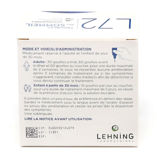 Lehning L72 gouttes buvables