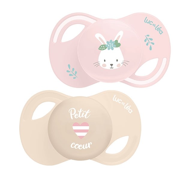 Luc et Léa Collection sucette silicone anatomique 0-6 mois