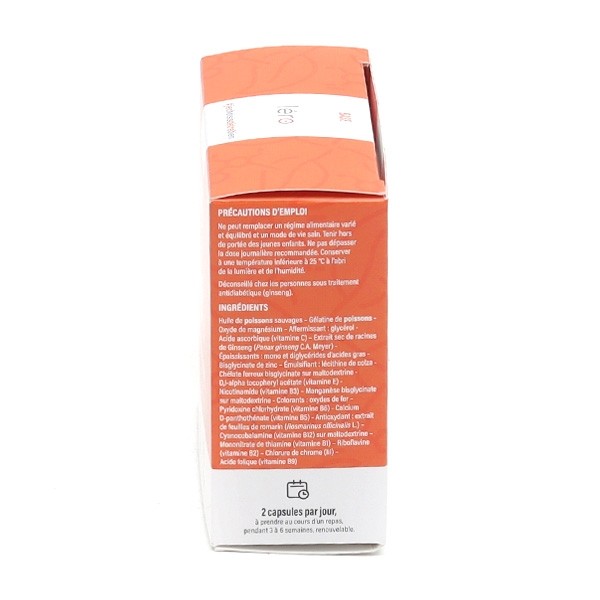 Léro Base Réduction de la fatigue capsules