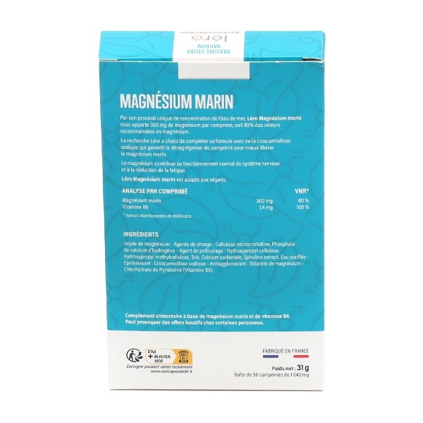 Léro Magnésium marin comprimés