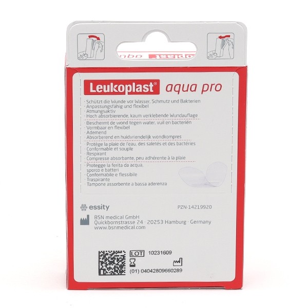 BSN Leukoplast Aqua Pro pansements assortis