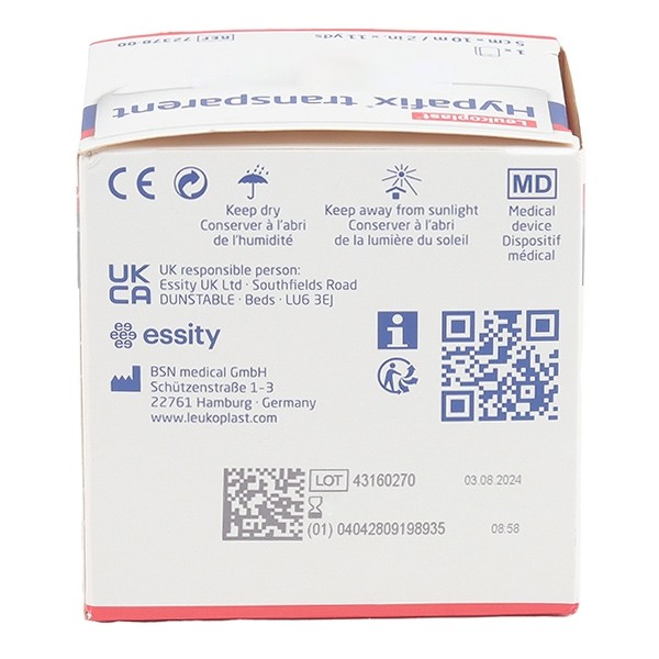 BSN Hypafix Transparent film adhésif