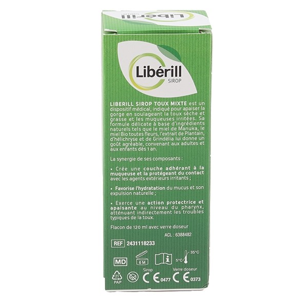 Libérill toux mixte sirop