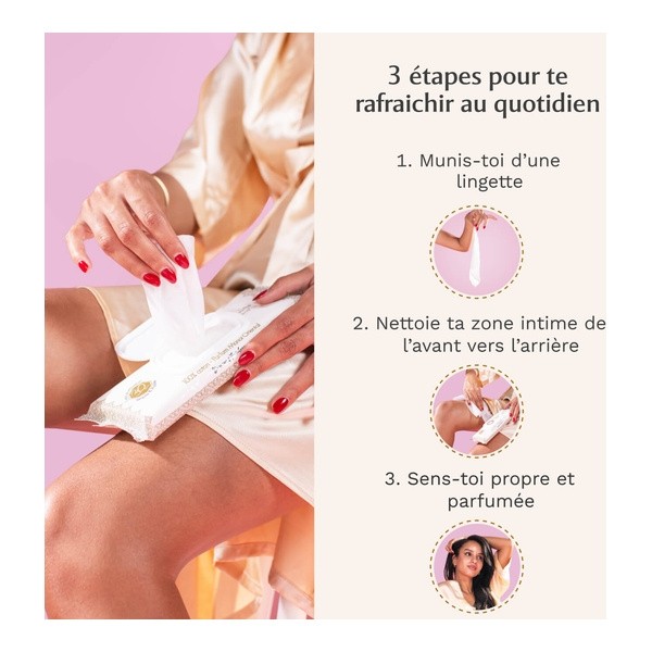 Musc Intime Lingettes intimes Monoï oriental