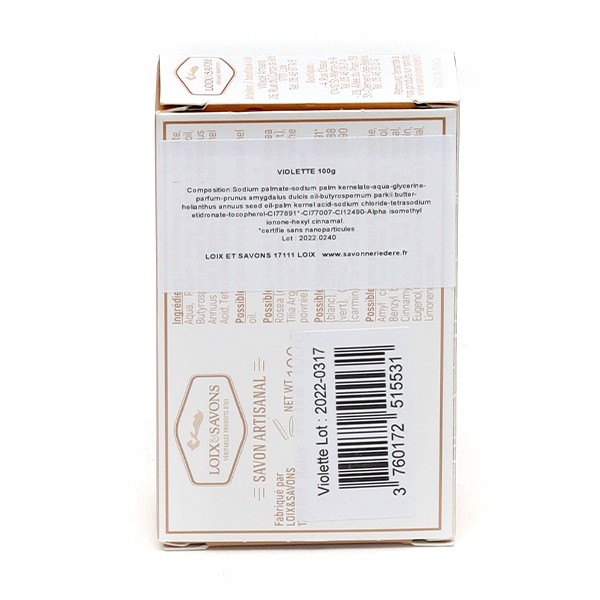 Savon artisanal violette