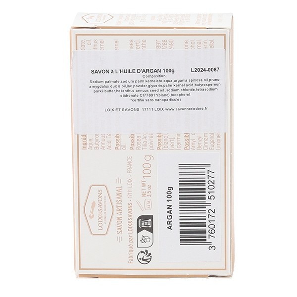 Savon artisanal à l'huile d'argan