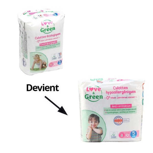 Love And Green Culottes hypoallergéniques