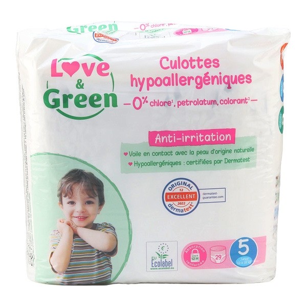 Love And Green Culottes hypoallergéniques