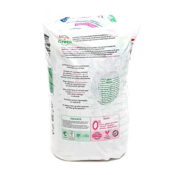 Love and Green Sous-vêtements de nuits écologiques 8-15 ans