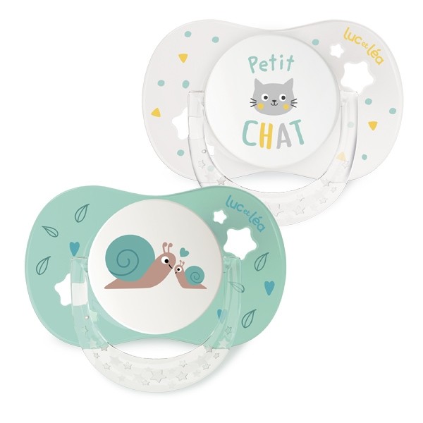 Luc et Léa Essentiel sucette silicone anatomique 6-18 mois