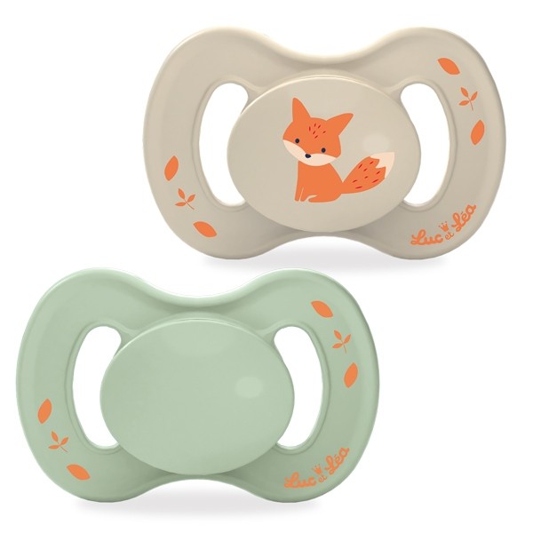 Luc et Léa Nature Sucette silicone anatomique +18 mois