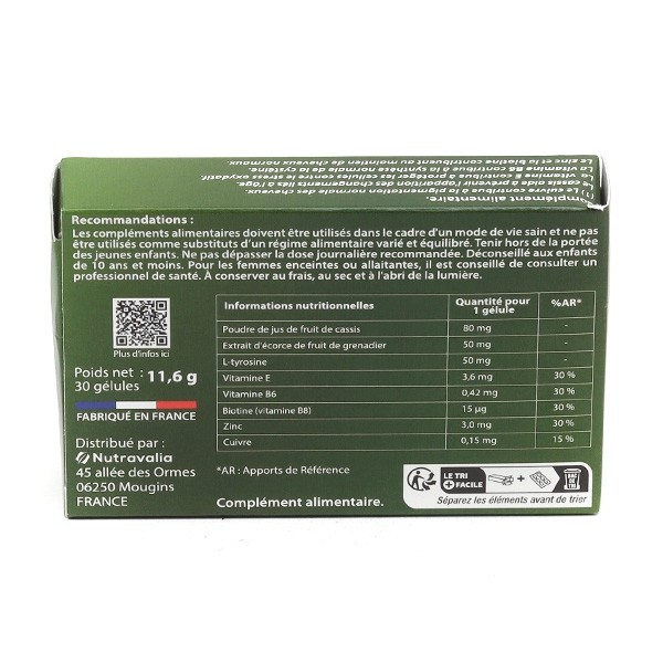 Luxéol pigmentation cheveux blanc et gris gélules