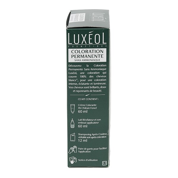 Luxeol Coloration permanente 3N Châtain Foncé