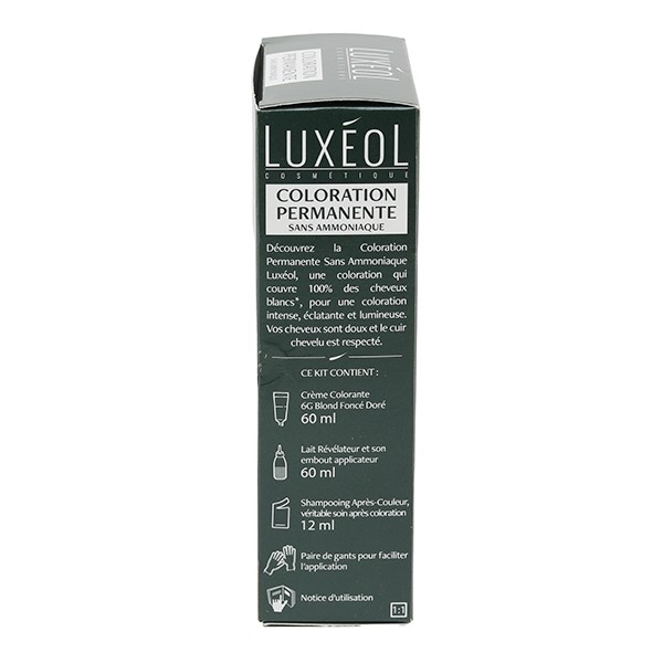 Luxéol Coloration permanente 6G blond foncé doré