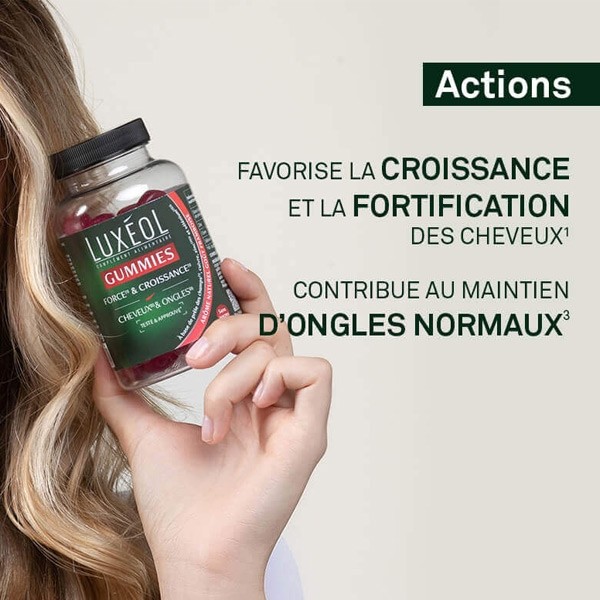Luxéol Force et Croissance gummies