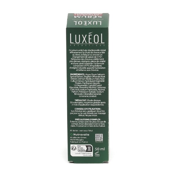Luxéol sérum antichute réactionnelle