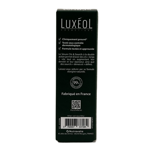 Luxéol sérum cils et sourcils