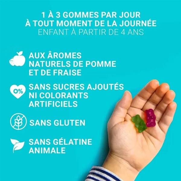 Mag 2 Kids Croissance et immunité gummies