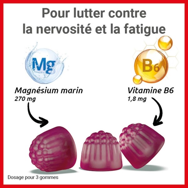 Mag 2 Nervosité Fatigue gummies