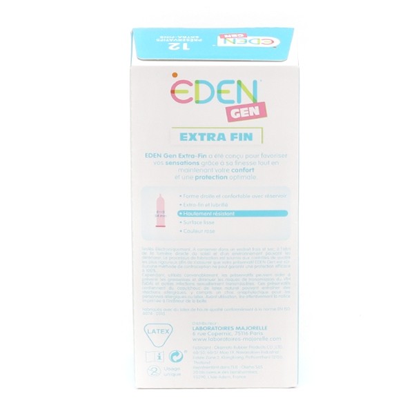 Eden Gen Préservatif Extra-fin