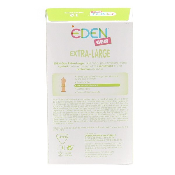 Eden Gen Extra-large préservatifs