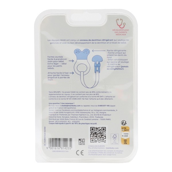 MAM anneau réfrigérant avec attache